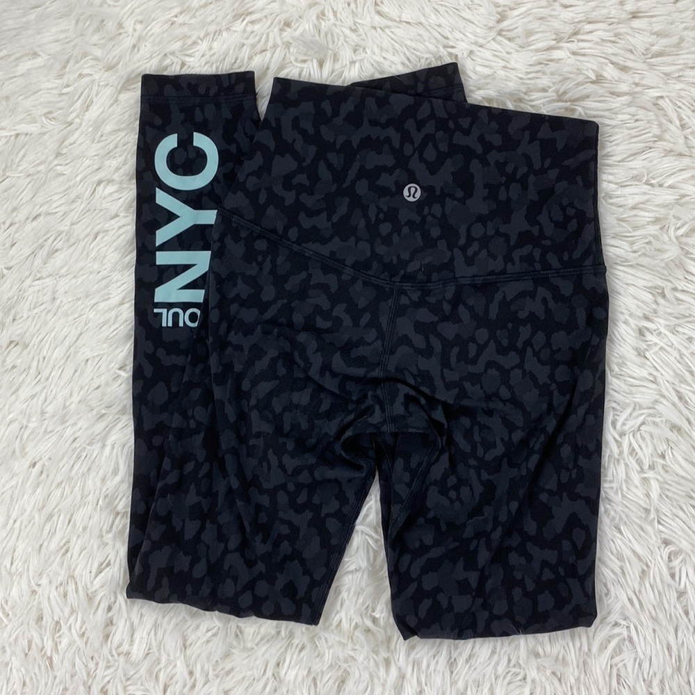 Lululemon Align Pant II 25" Wild Thing Camo Deep Coal Multi - Picture 5 of 6